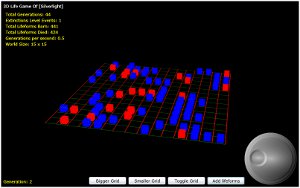 3D game of life screen shot